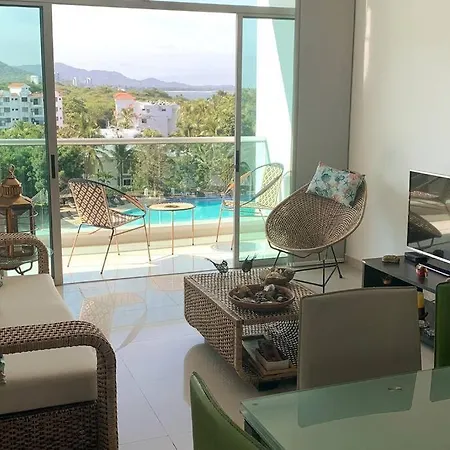 * * Magnifico * * Apto En La Playa * *Costazul 405 Santa Marta  Exterior foto